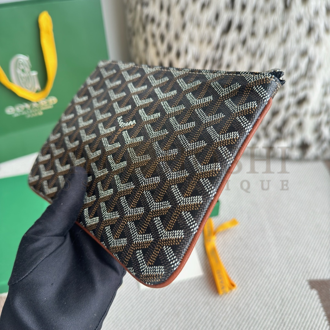 G09ard Senat Pouch – Classic Canvas Clutch with Leather Trim Master Quality