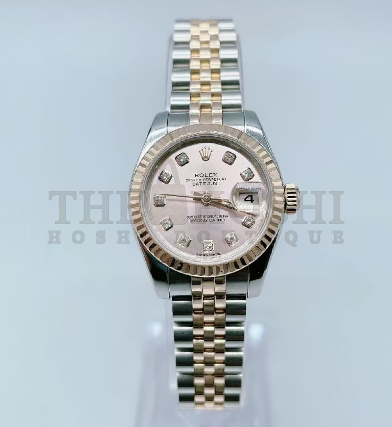 R01ex Lady-Datejust 28 Silver D1am0nd Watch 279383RBR-0007 Master Quality
