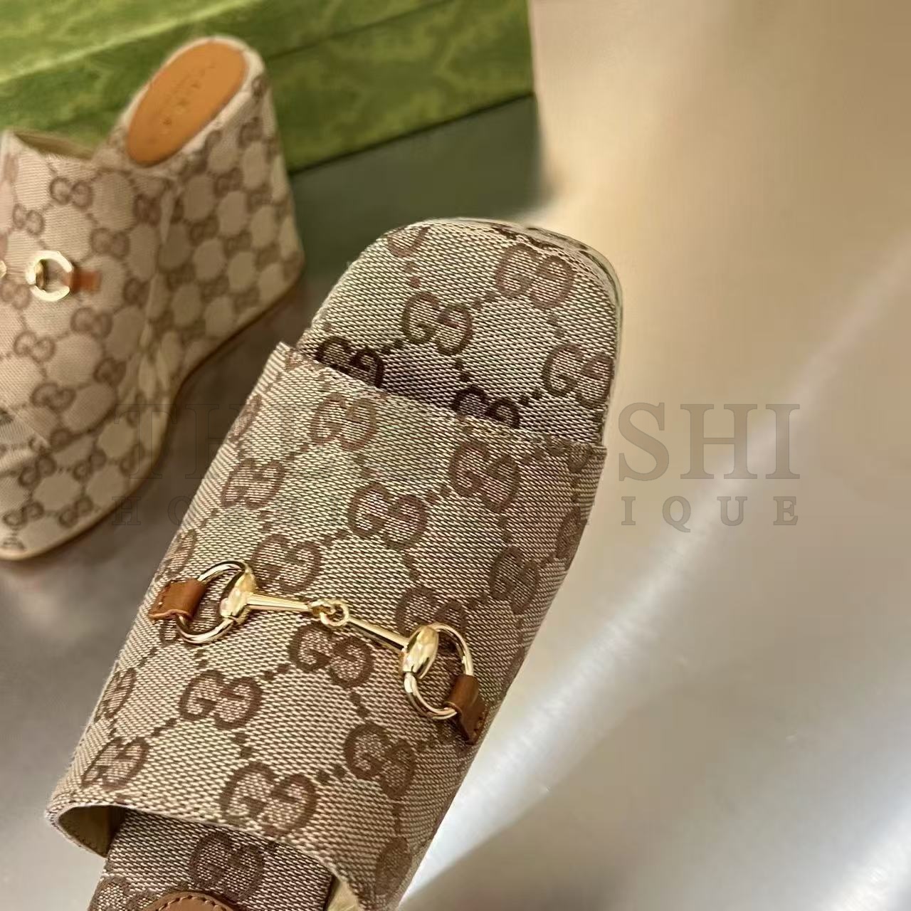 Gvc*1 GG Spring Summer 25 Platform Slide Sandals 35-41 Master Quality