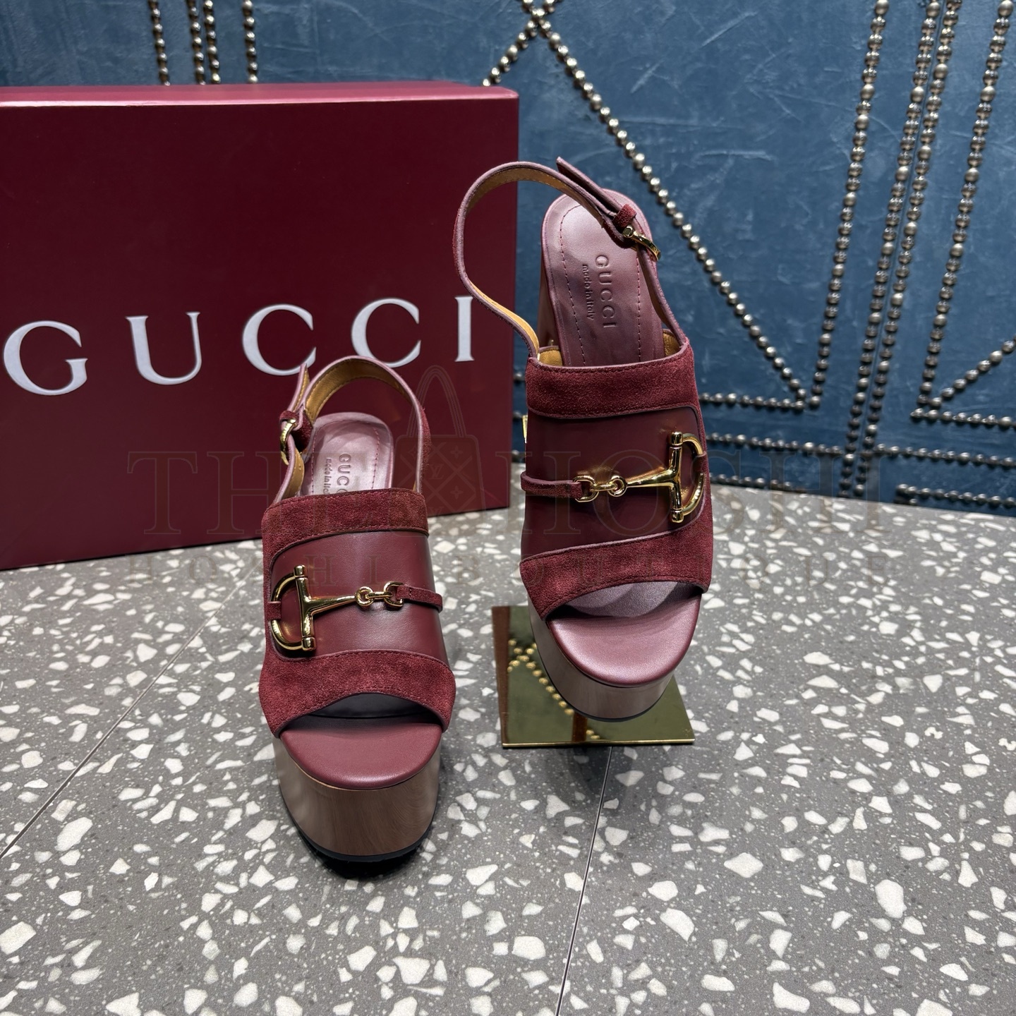 Gvc*1 GG Spring Summer 25 Platform Slide Sandals 35-41 Master Quality