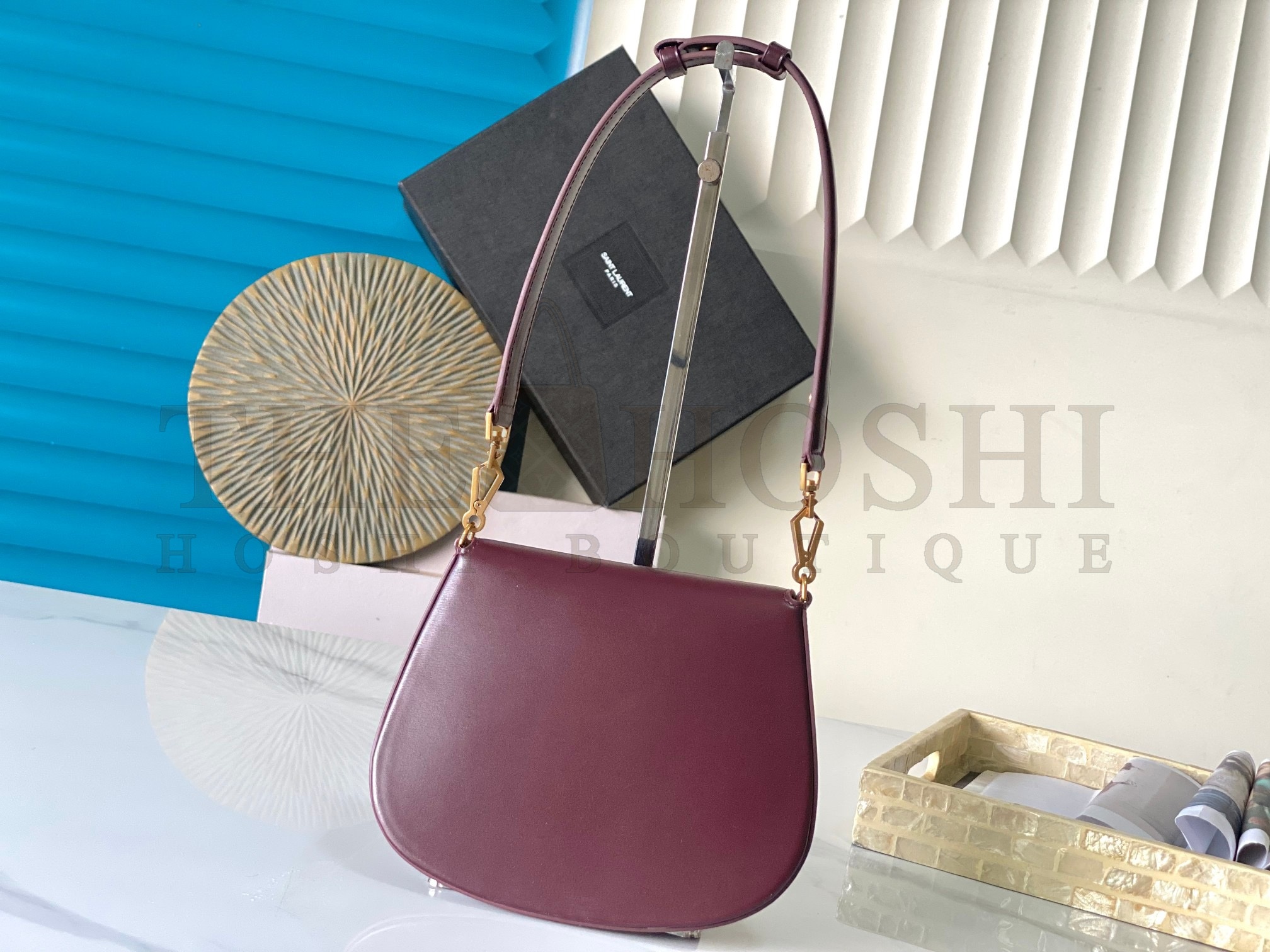 Sa1nt Lau*nt Y51 Voltaire Box Saddle Shoulder Bag Calfskin 17.5x21x8cm 800846 Master Quality