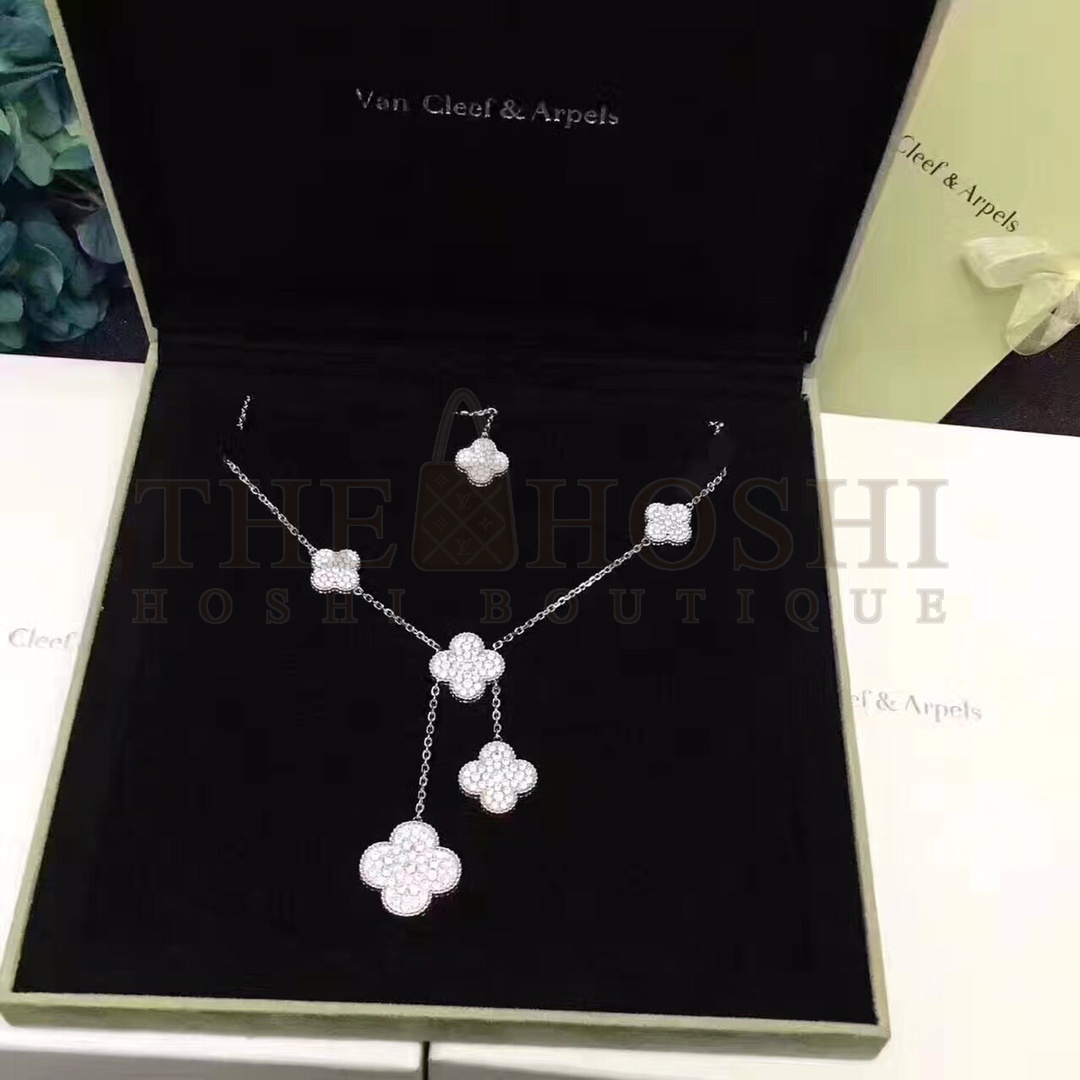 V*n Cl**f & Arpels VCA Alhambra Six-Flower Necklace Master Quality