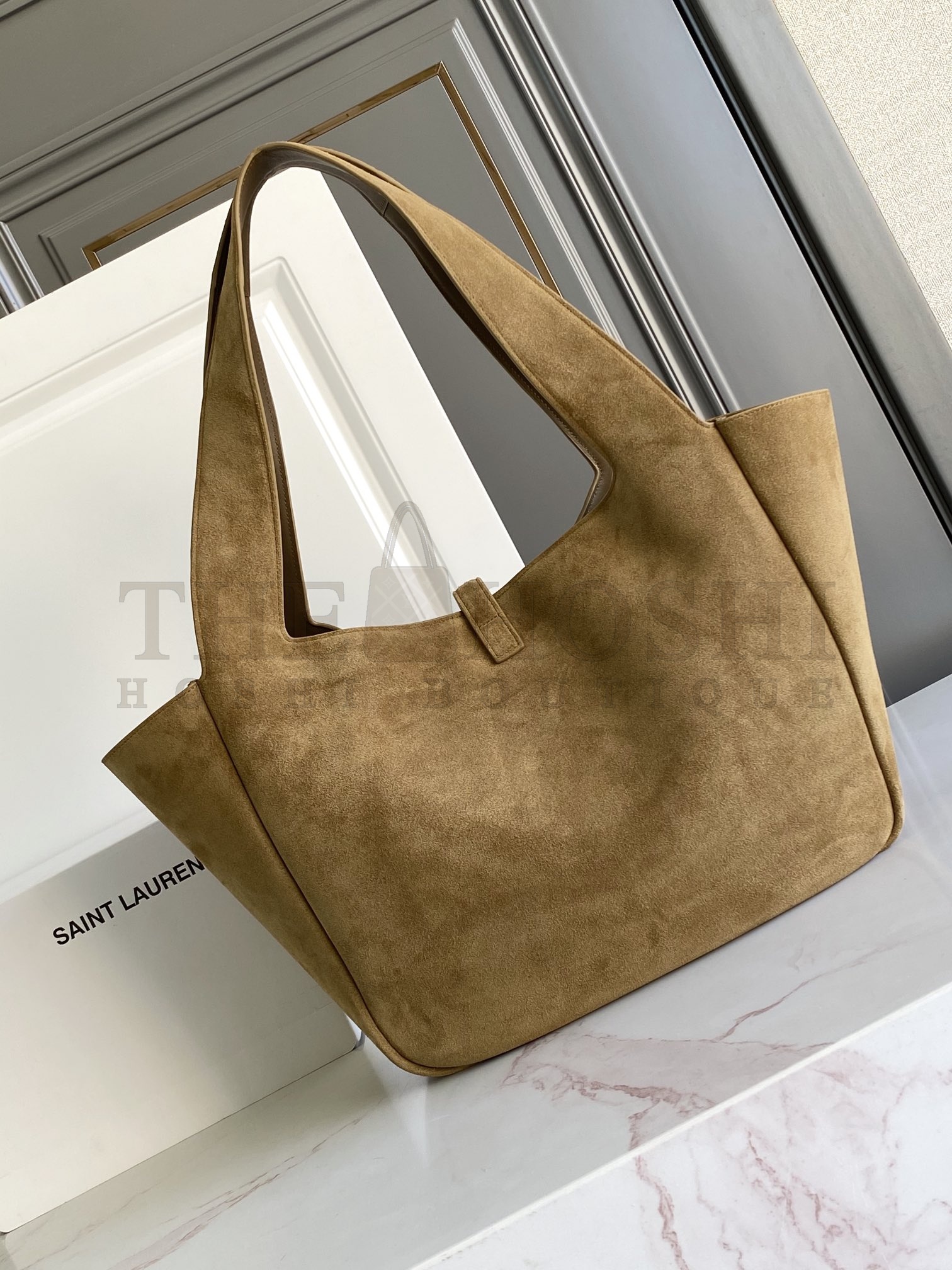 Sa1nt Lau*nt Bea Y51 Cabas Tote Bag in Suede Master Quality