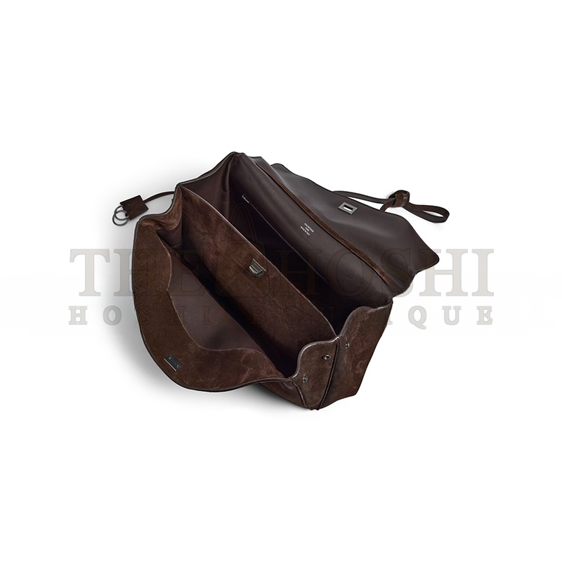 Ba1en*iaga RODEO HANDBAG LARGE IN LIGHT ESPRESSO 7897442AB4G2308 (39.8*29.9*12.9cm) Master Quality