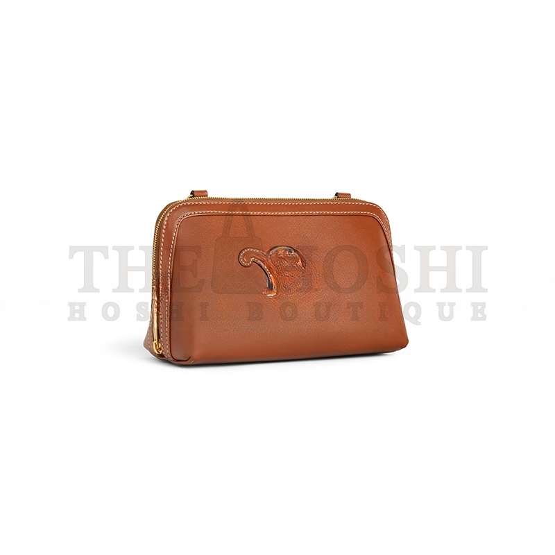 Ce1i*e CLUTCH ON CHAIN CUIR TRIOMPHE IN SMOOTH CALFSKIN 10E383DR8.04LU (16.5*11*8cm) Master Quality
