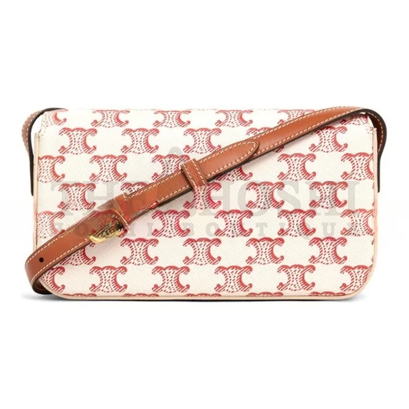 Ce1i*e SHOULDER BAG CLAUDE IN TRIOMPHE CANVAS AND CALFSKIN 194142CUZ.27ED (20*10*4cm) Master Quality