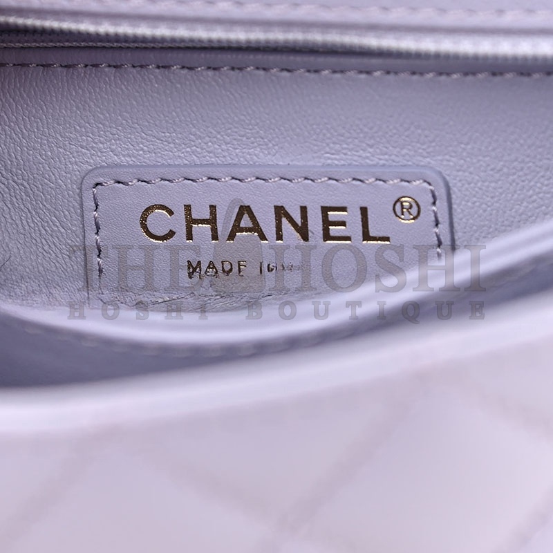 Ch**el CAVIAR QUILTED MINI COCO HANDLE FLAP 1000665 (23*14*9cm) Master Quality