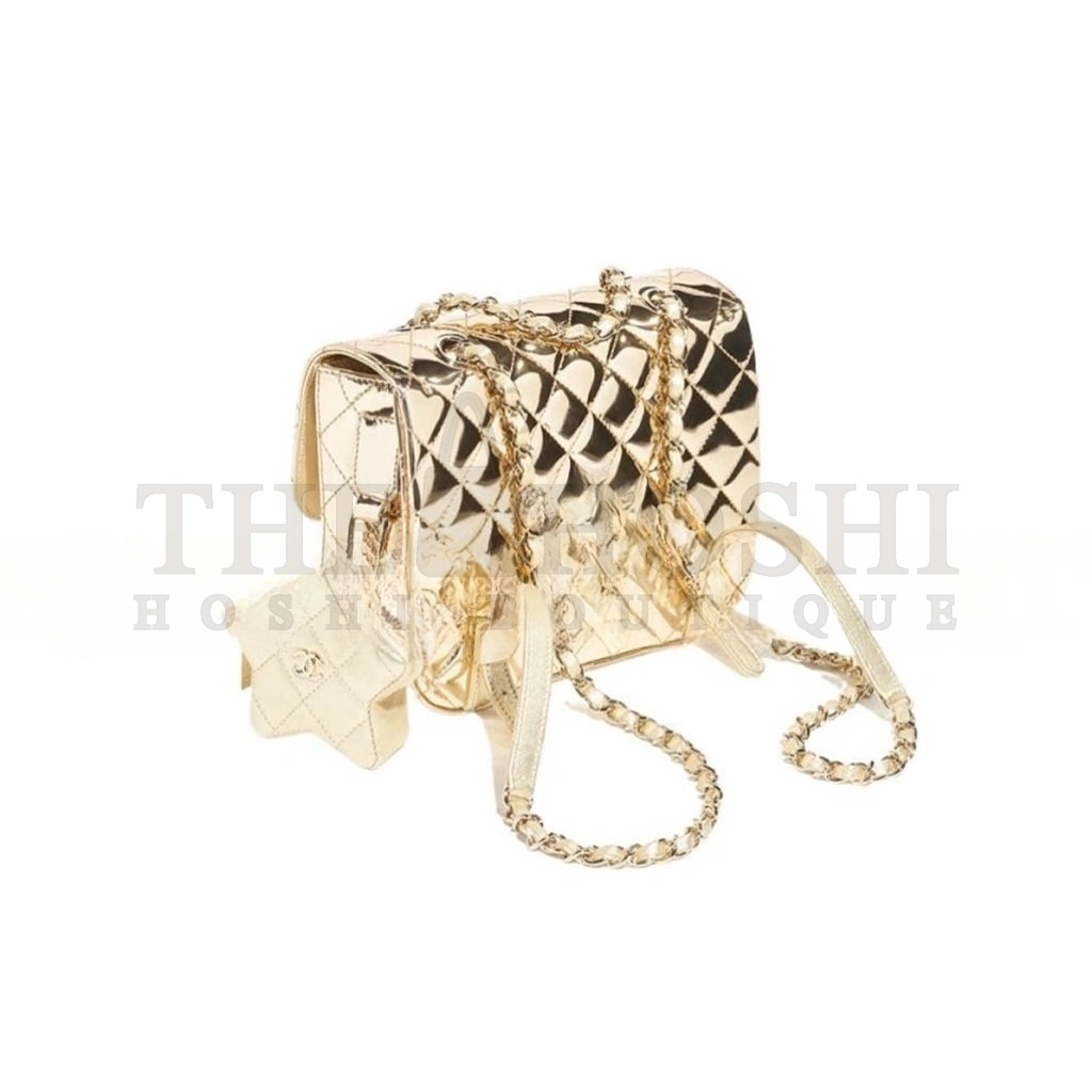 Ch**el 24C BACKPACK &amp; STAR COIN PURSE AS4649 (23.5*18.5*8.5cm) Master Quality