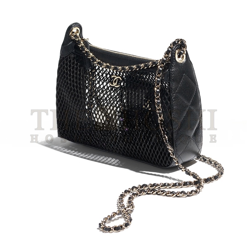 Ch**el CLUTCH WITH CHAIN AP4572 (20*13*4.5cm) Master Quality