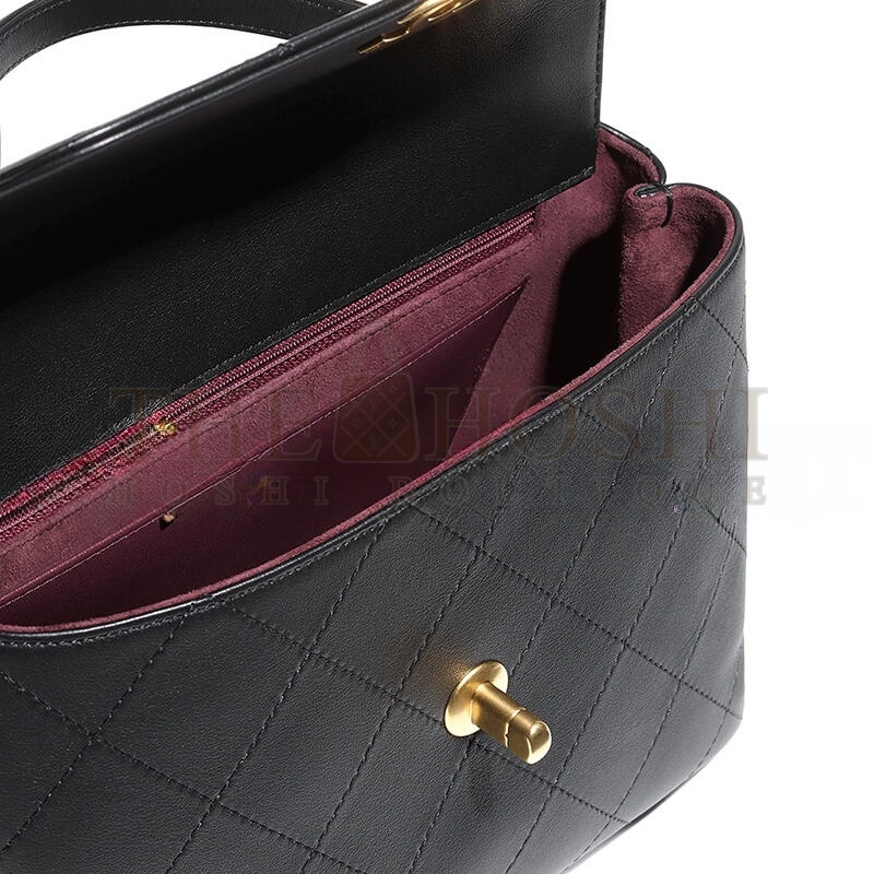 Ch**el SMALL FLAP BAG WITH TOP HANDLE 296382 (28*20.5*9.5cm) Master Quality
