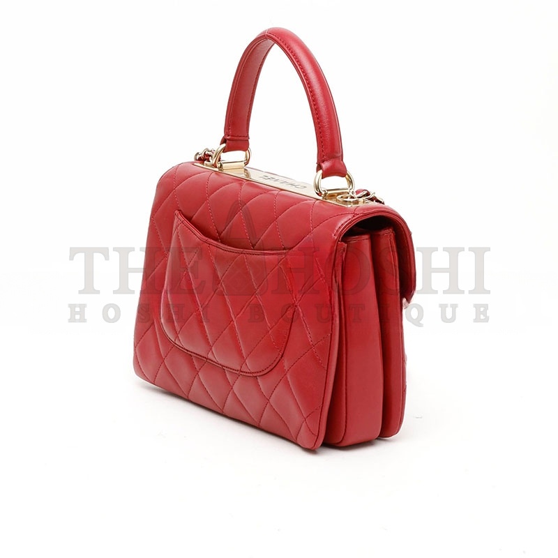 Ch**el TRENDY MEDIUM TOP HANDLE BAG AS92236 (25*17*7cm) Master Quality