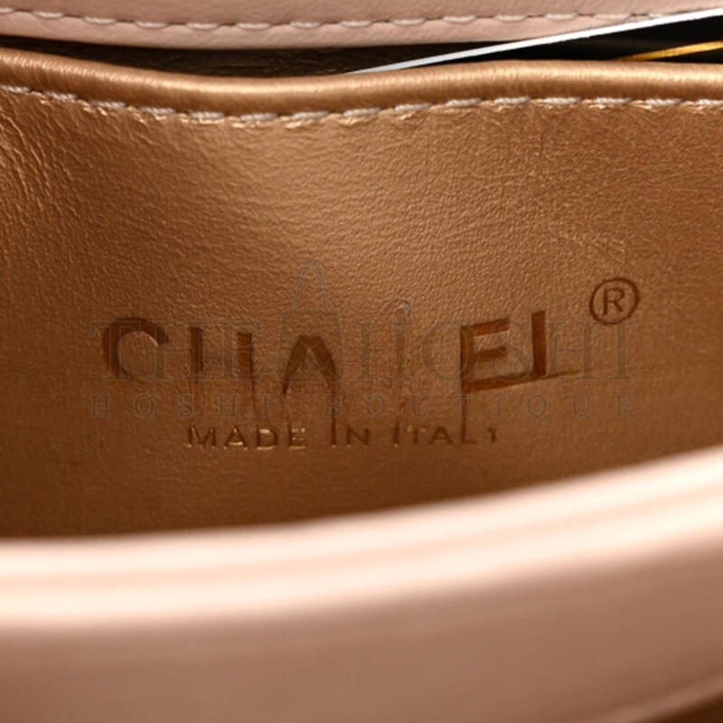 Ch**el MINI TRENDY SPIRIT TOP HANDLE FLAP 1190125 (19*13*8cm) Master Quality