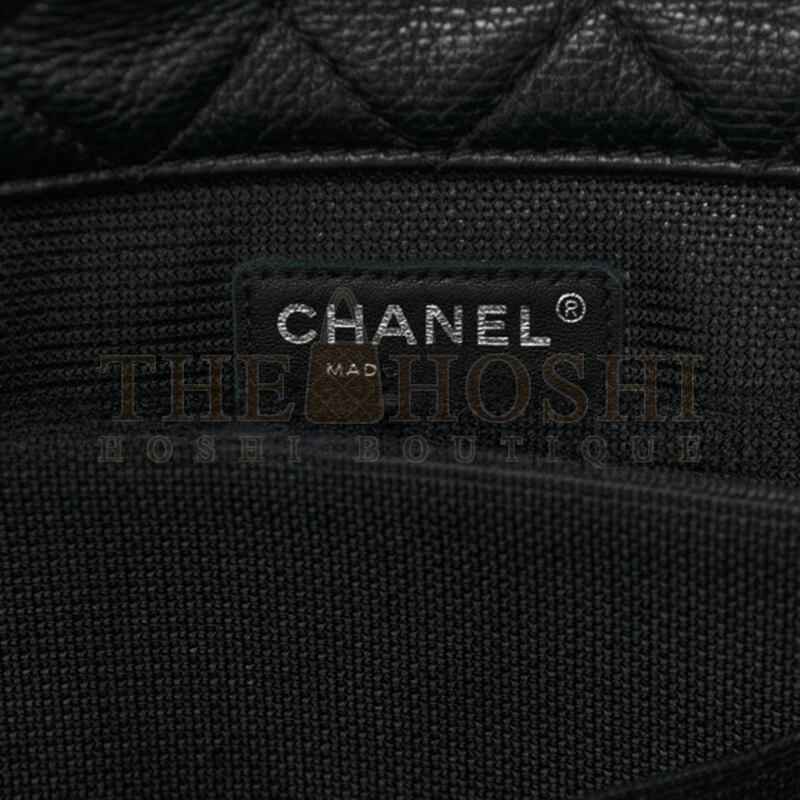 Ch**el XXL TRAVEL FLAP BAG BLACK 1065327 (45*28*15cm) Master Quality