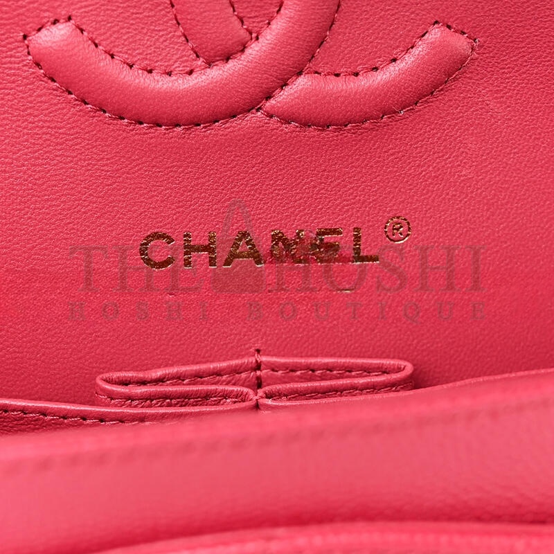 Ch**el CAVIAR QUILTED SMALL DOUBLE FLAP 1411761 (23*14.5*6cm) Master Quality