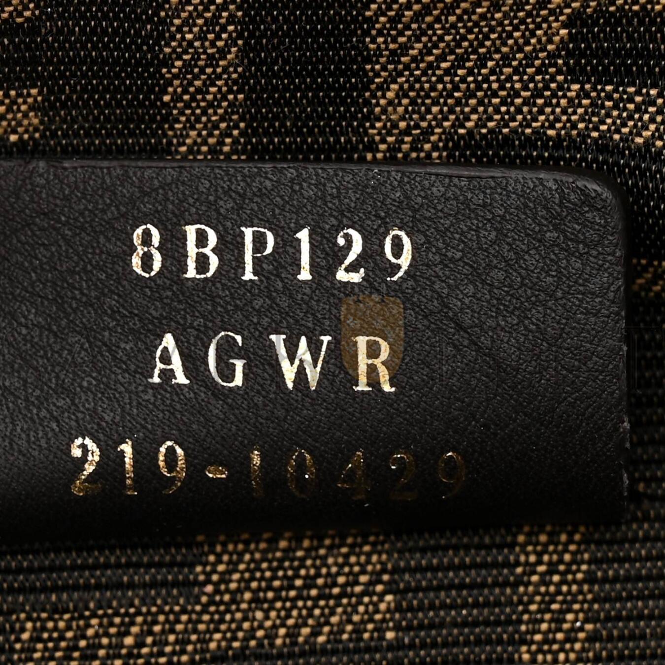 F**di SHINY NAPPA SNAKESKIN SMALL F**di FIRST SAND MAKE UP (26*18*9.5cm) Master Quality