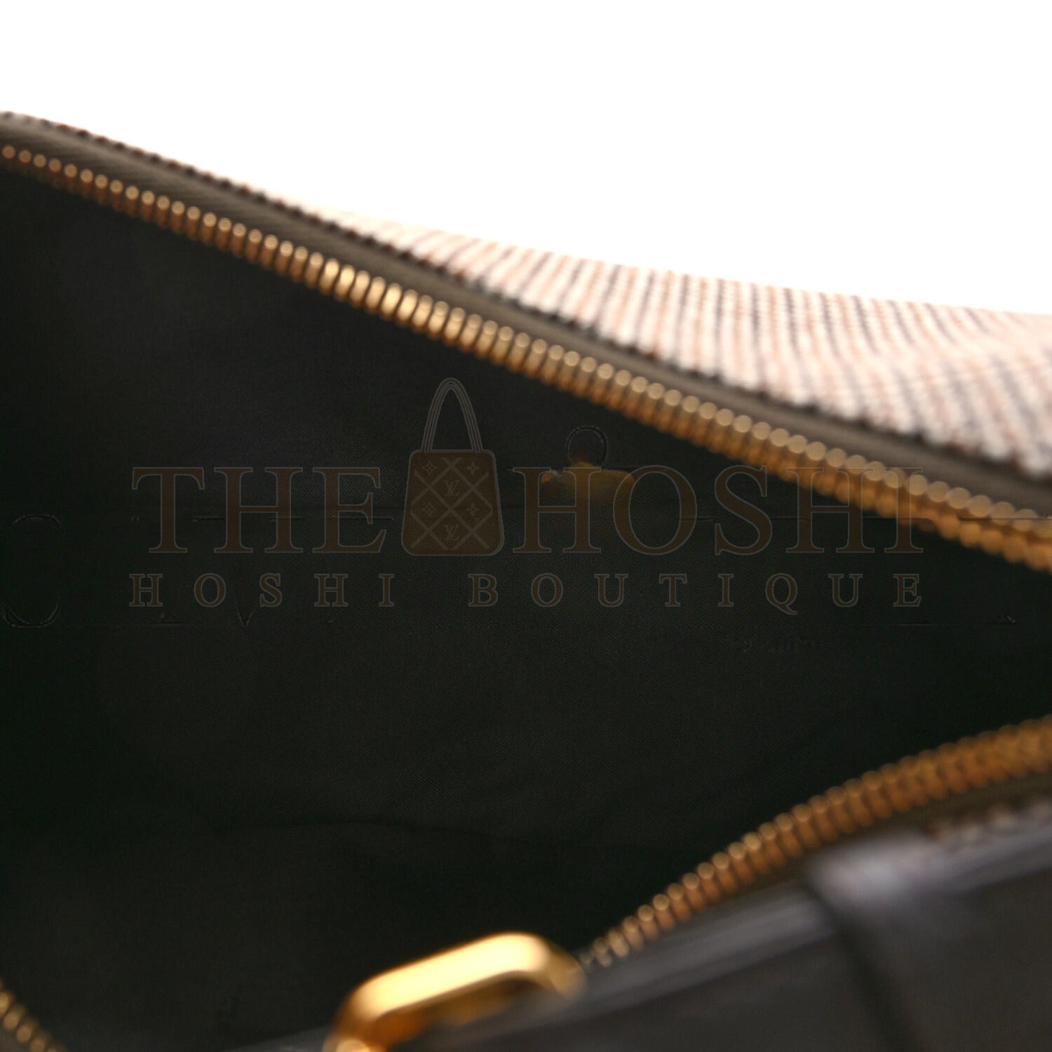 F**di WOOL VITELLO GRACE SMALL HOUNDSTOOTH SMALL F**diGRAPHY HOBO BAG BEIGE MORO (28*21*8cm) Master Quality