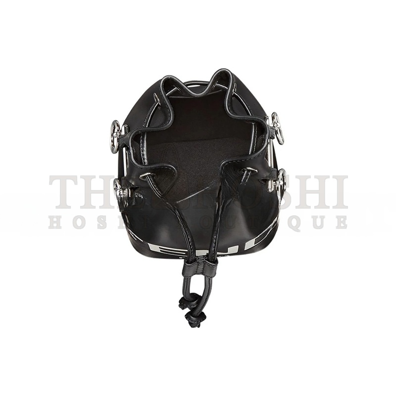 F**di MINI MON TRESOR BUCKET BAG BLACK 8BS010AC9LF1L2Z (18*12*10m) Master Quality