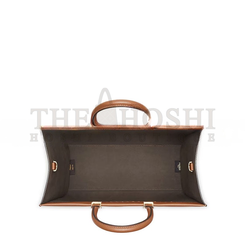 F**di SUNSHINE MEDIUM LEATHER BROWN 8BH386AQF5F1NX9 (35*31*17cm) Master Quality