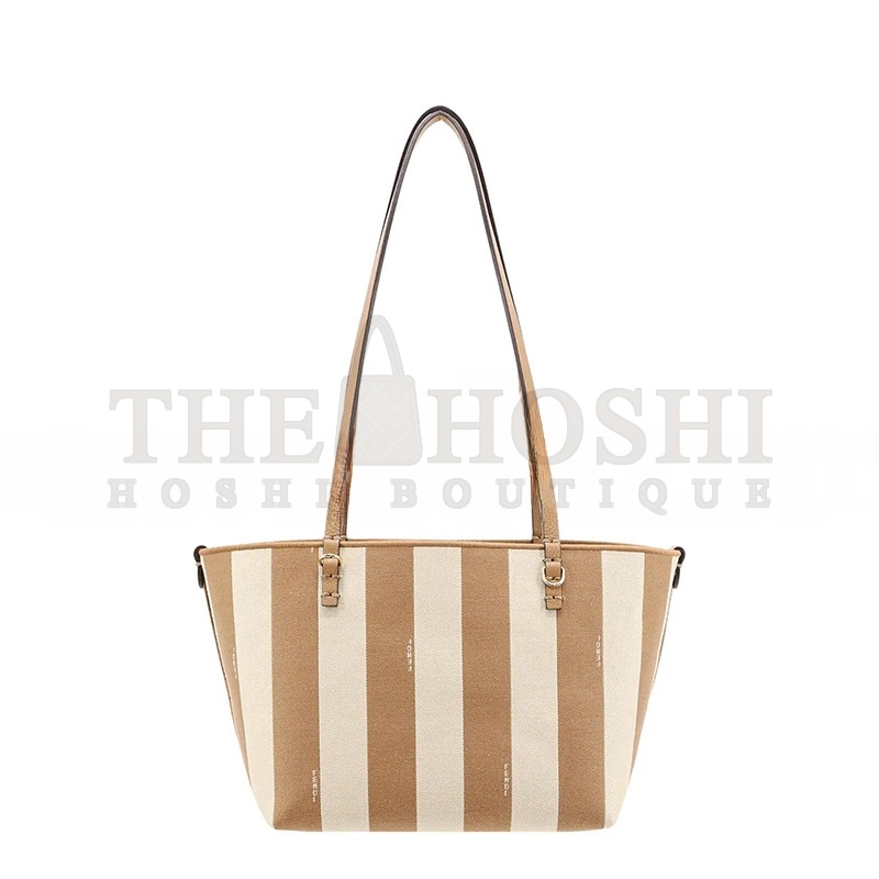 F**di SMALL ROLL STRIPED TOTE BAG 8BH424AS86 (22*18*14cm) Master Quality