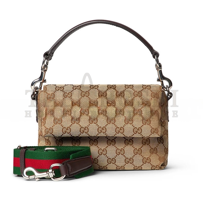 Gvc*1 GG CANVAS SMALL CROSSBODY BAG 821617 (19*15*7cm) Master Quality