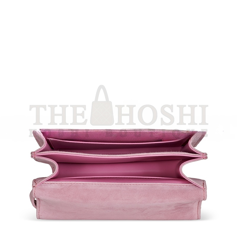 H**me5 MASTER A ROSE INDIENNE VEAU DOBLIS SUEDE MINI CONSTANCE WITH PALLADIUM HARDWARE 436576 (18*14.5*6cm) Master Quality