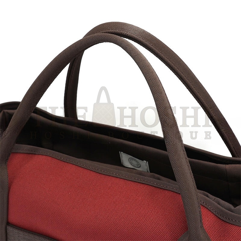 H**me5 MASTER SAC DE PANSAGE TOTE BAG 55 IN  ROUGE H CANVAS WITH SILVER BUCKLE (48*35*27cm) Master Quality