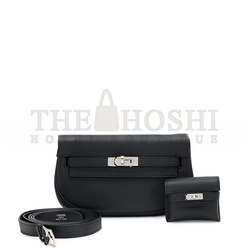 H**me5 KELLY MOOVE BLACK SWIFT PALLADIUM HARDWARE (20*11.5*6cm) Master Quality