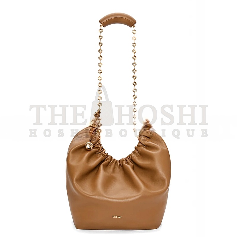L0ew* MEDIUM SOFT NAPPA SHEEP LEATHER SQUEEZE BAG A914Q37X01-01(34*33*13.5cm) Master Quality