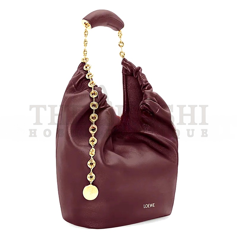 L0ew* SMALL SOFT NAPPA SHEEP LEATHER SQUEEZE BAG A914NCHX01-03 (29*24*10.5cm) Master Quality