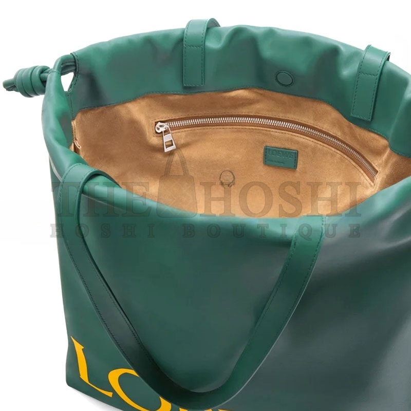 L0ew* FLAMENCO LOGO TOTE IN NAPPA CALFSKIN B411FPLX01 (46*41*12.5cm) Master Quality