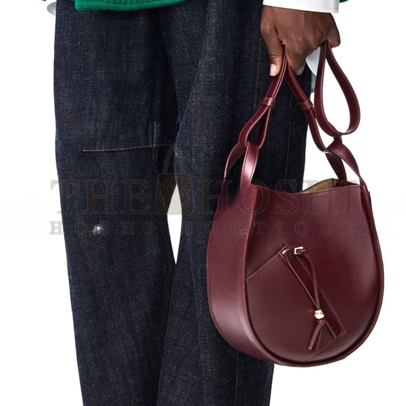 L0ew* HAMMOCK SLICE BAG IN SHINY CALFSKIN A538HHSX01 (21*25*10cm) Master Quality