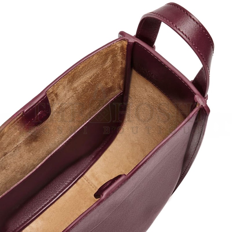 L0ew* HAMMOCK SLICE BAG IN SHINY CALFSKIN A538HHSX01 (21*25*10cm) Master Quality