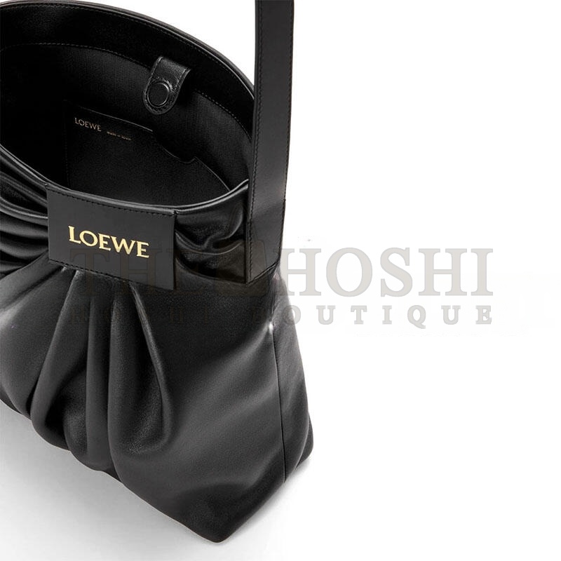 L0ew* DRAPED TOTE IN MELLOW NAPPA LAMBSKIN ADHBDPTX01-1100 (30*29*13cm) Master Quality