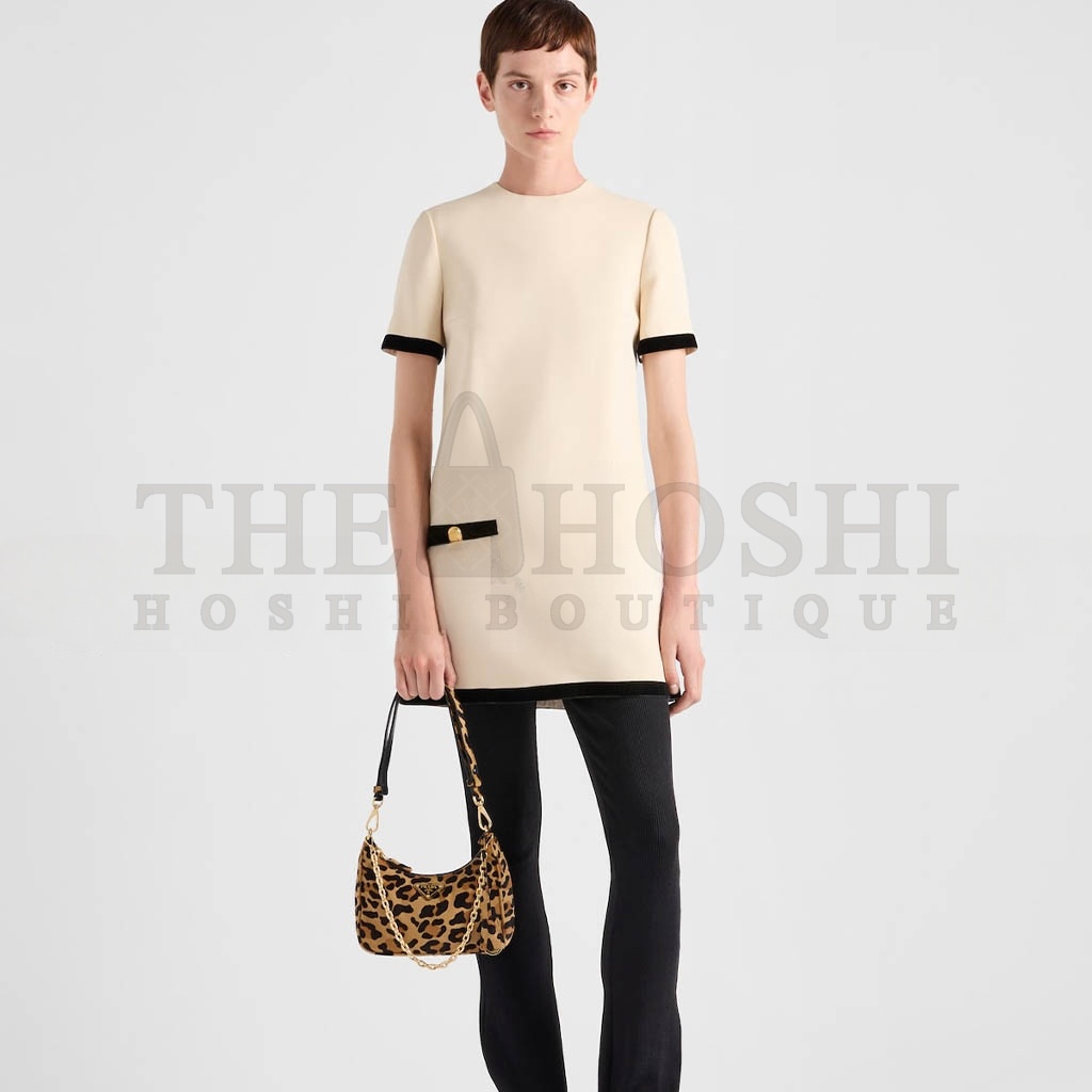 Pra*a RE-EDITION PRINTED LEATHER MINI-BAG 1BC204 (22*18*6cm) Master Quality