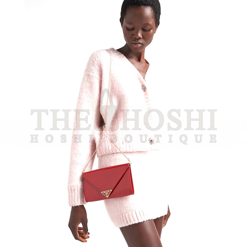 Pra*a LEATHER MINI-BAG 1BP051 (20*11.5cm) Master Quality