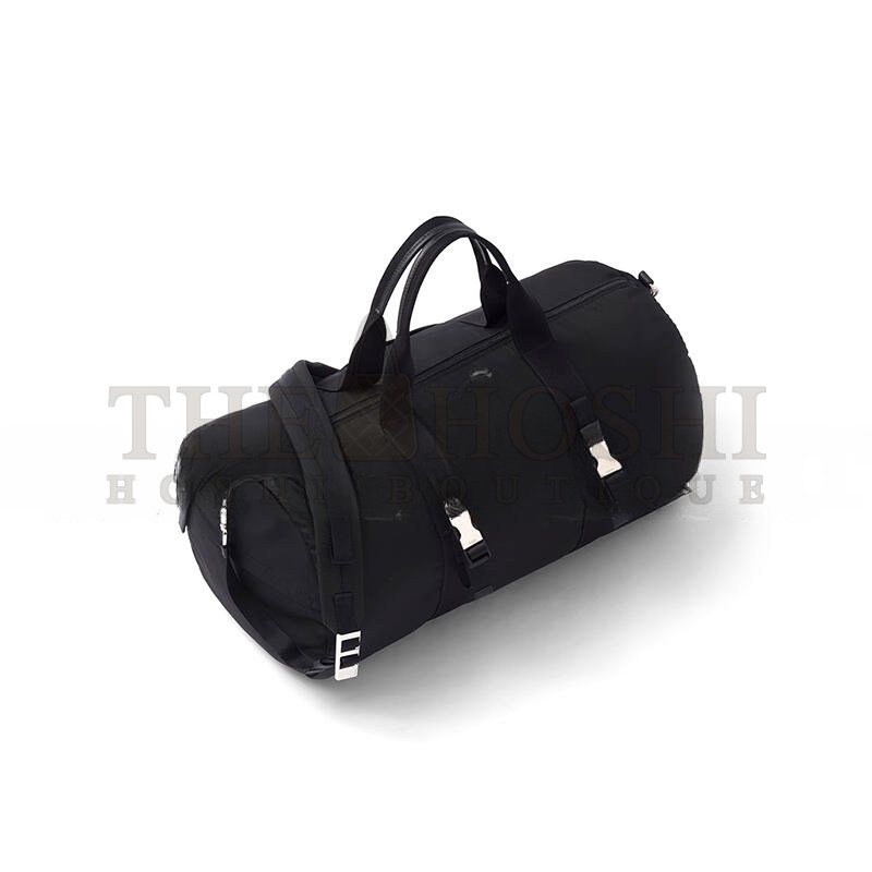Pra*a RE-NYLON AND SAFFIANO LEATHER DUFFLE BAG 2VC015 (50*27*27cm) Master Quality