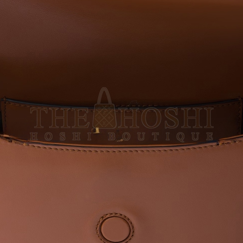 Pra*a ARQUÉ LEATHER SHOULDER BAG WITH FLAP 1BD365 (23*12*6cm) Master Quality