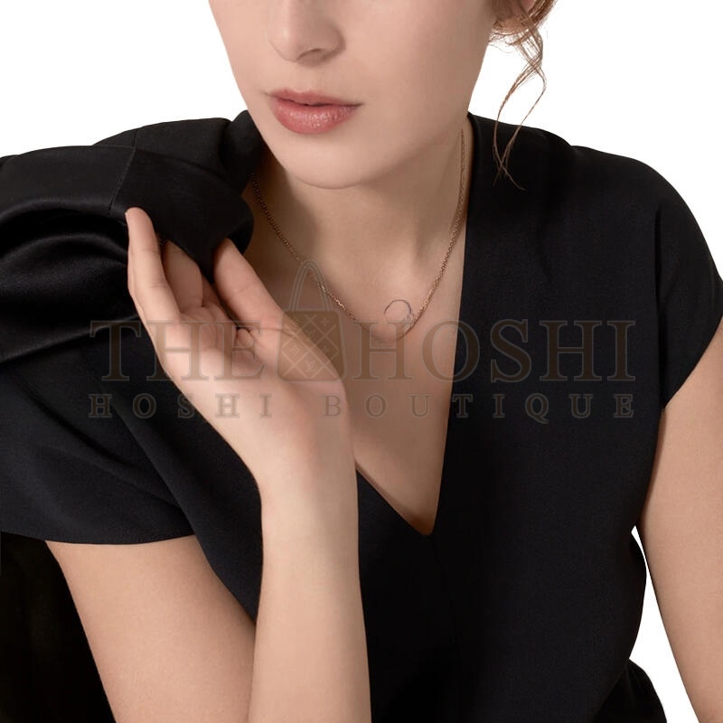 Ca*t1er LOVE NECKLACE, PAVED B7058400 Master Quality