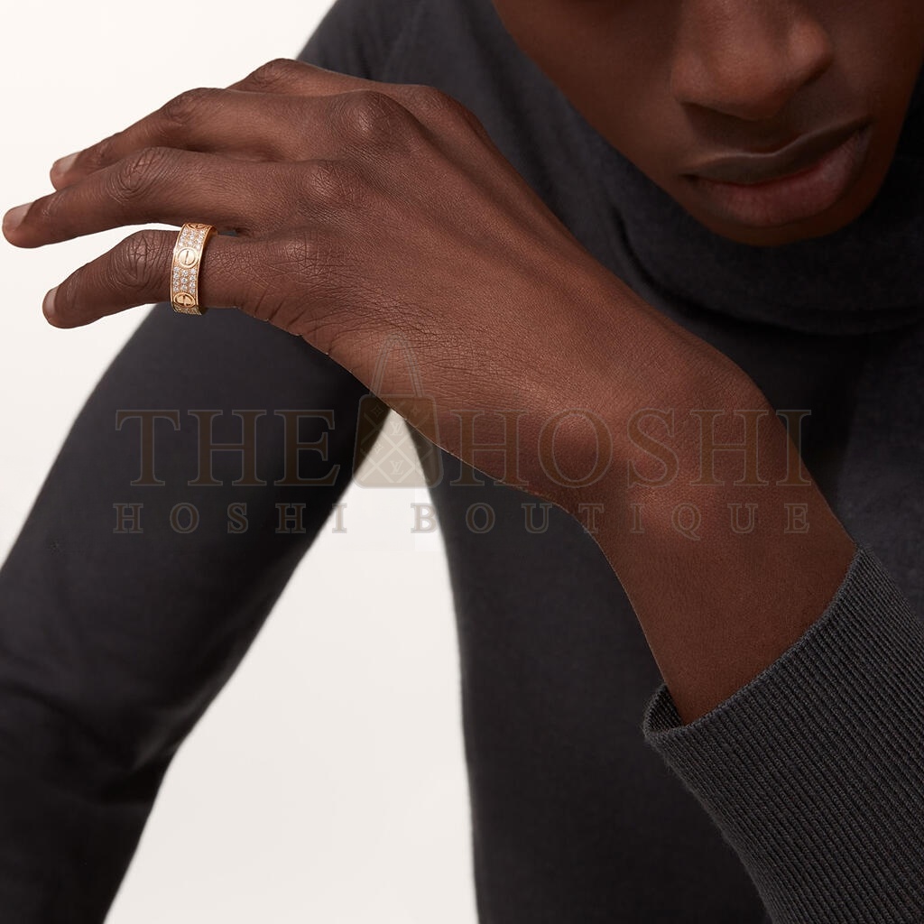 Ca*t1er  LOVE RING, D1am0nd-PAVED B4087600 Master Quality