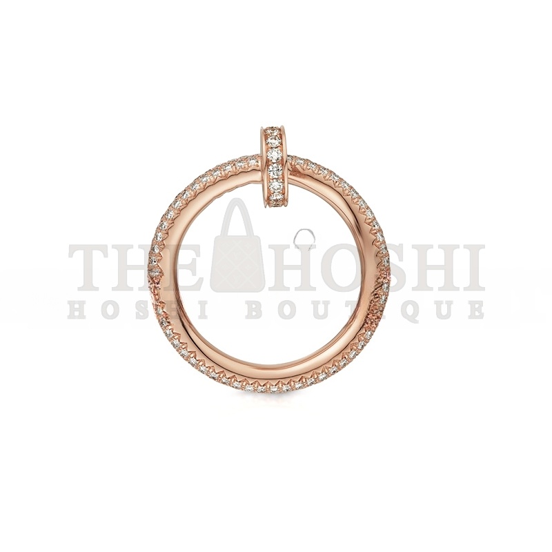 Ca*t1er JUSTE UN CLOU RING, CLASSIC MODEL, PAVED N4748600 Master Quality