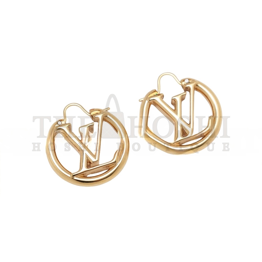 L0vis Vvtt0n METAL SMALL L0visE HOOP EARRINGS GOLD M01332 Master Quality
