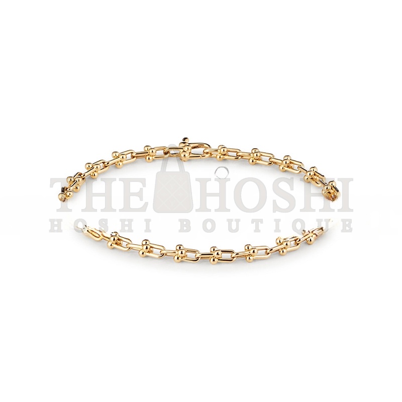 T*f*ny HARDWEARMICRO LINK BRACELET IN YELLOW GOLD 60416923 Master Quality