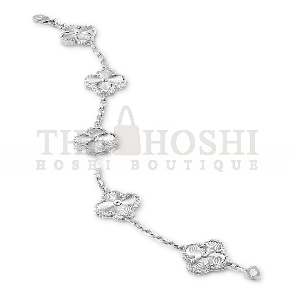 V*n Cl**f VINTAGE ALHAMBRA BRACELET, 5 MOTIFS VCARP9XE00 Master Quality