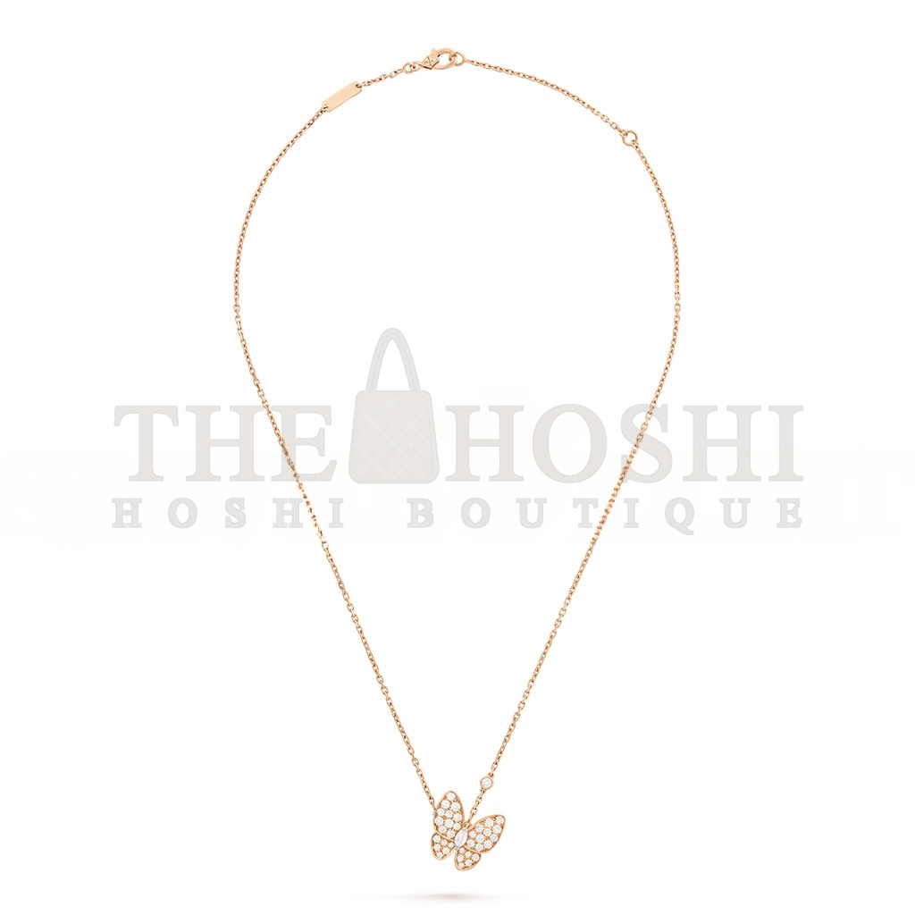 V*n Cl**f ARPELS TWO BUTTERFLY PENDANT VCARO3F500 Master Quality