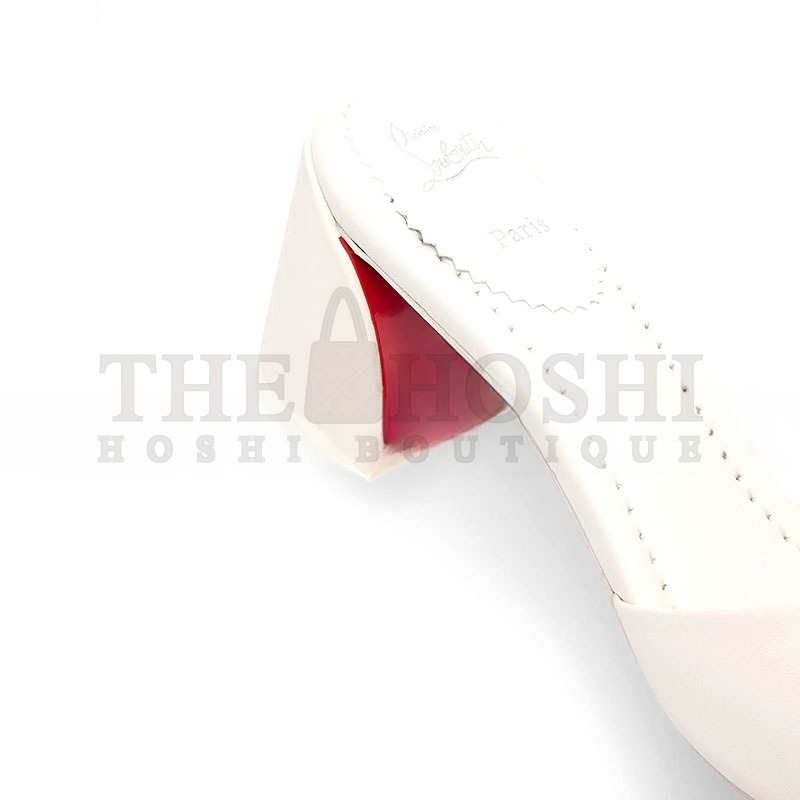 Chr1st1an LOUBOUTIN 55MM JANE LEATHER MULE SANDALS 4889636 Master Quality