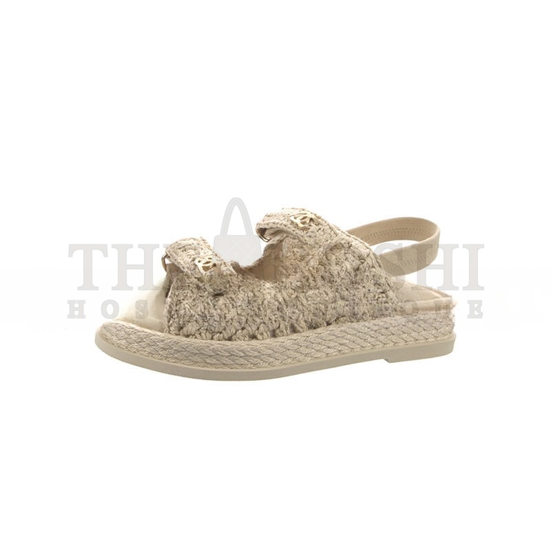 Ch**el INTERLOCKING CC LOGO ESPADRILLES G46339 Master Quality