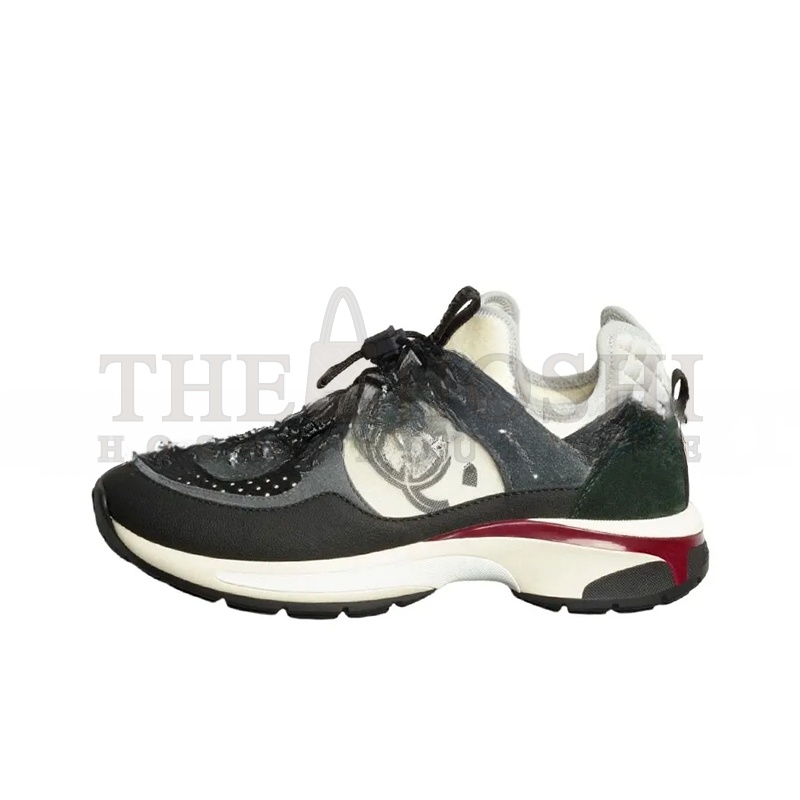 Ch**el SNEAKERS FABRIC, SUEDE CALFSKIN, MESH &amp; FABRIC BLACK, DARK GRAY, WHITE &amp; LIGHT GRAY G39488 Y56142 K4948 Master Quality