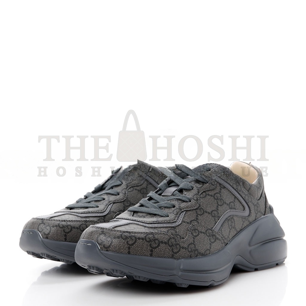 Gvc*1 GG Svp*me MONOGRAM APOLLO CALFSKIN MENS RHYTON SNEAKERS Master Quality