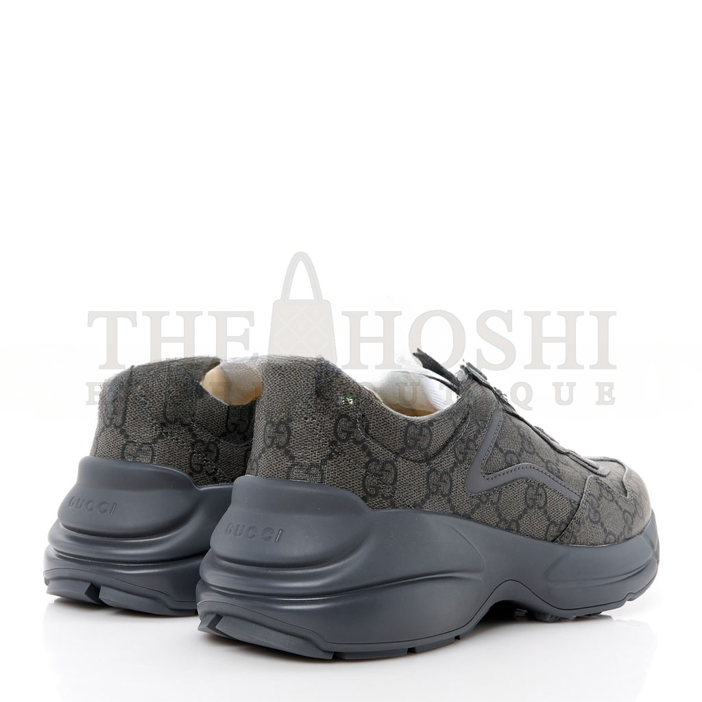 Gvc*1 GG Svp*me MONOGRAM APOLLO CALFSKIN MENS RHYTON SNEAKERS Master Quality