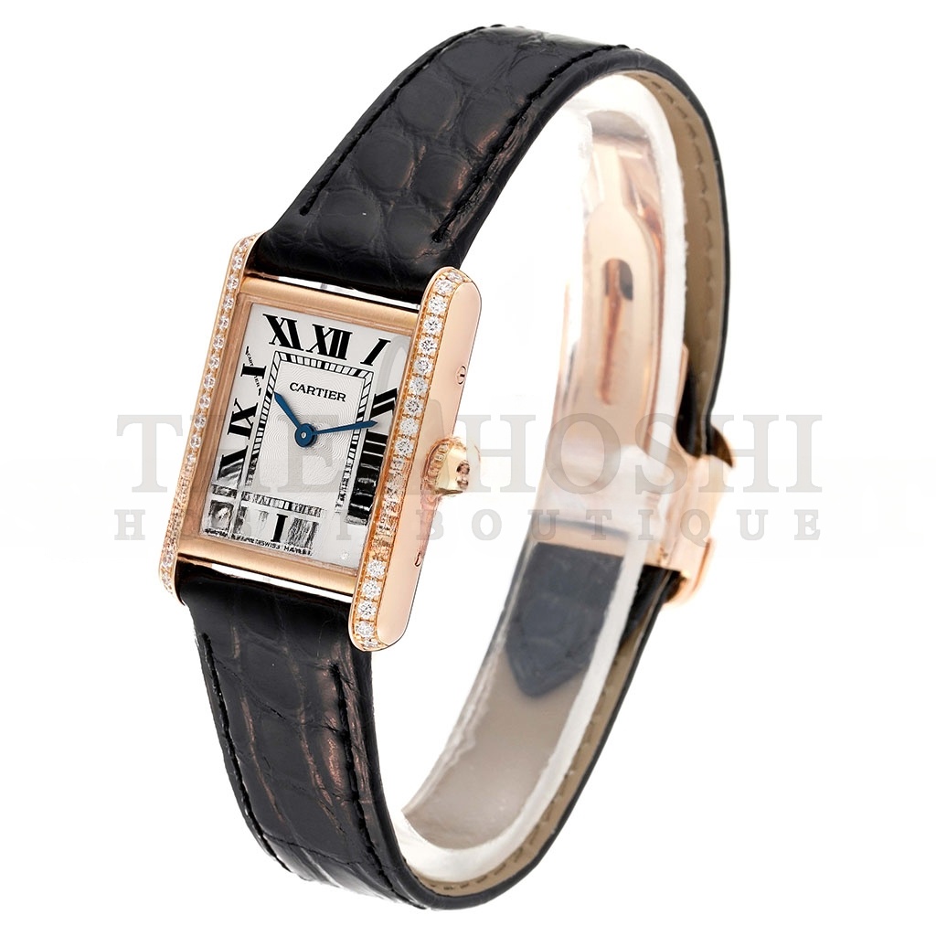 Ca*t1er TANK L0vis ROSE GOLD D1am0nd LADIES 30MM WATCH WJTA0010 Master Quality